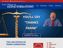 Tablet Screenshot of franksorrentino.com